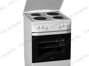 Плита (духовка) Gorenje E67106BW (467653, E24D2-S44M) - Фото